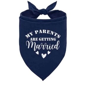 New Navy Blue Bandana For Dogs